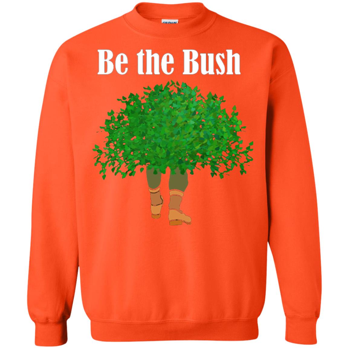 Be The Bush Camper Gamers Player Shirt Orange