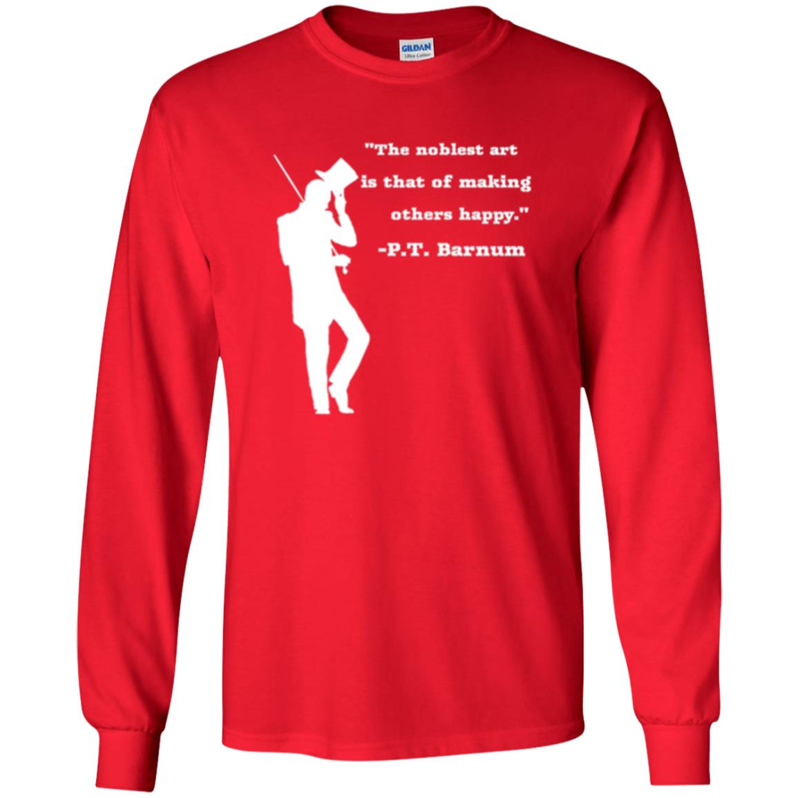 Circus Ring Master P.t. Barnum Quote T-shirt Red