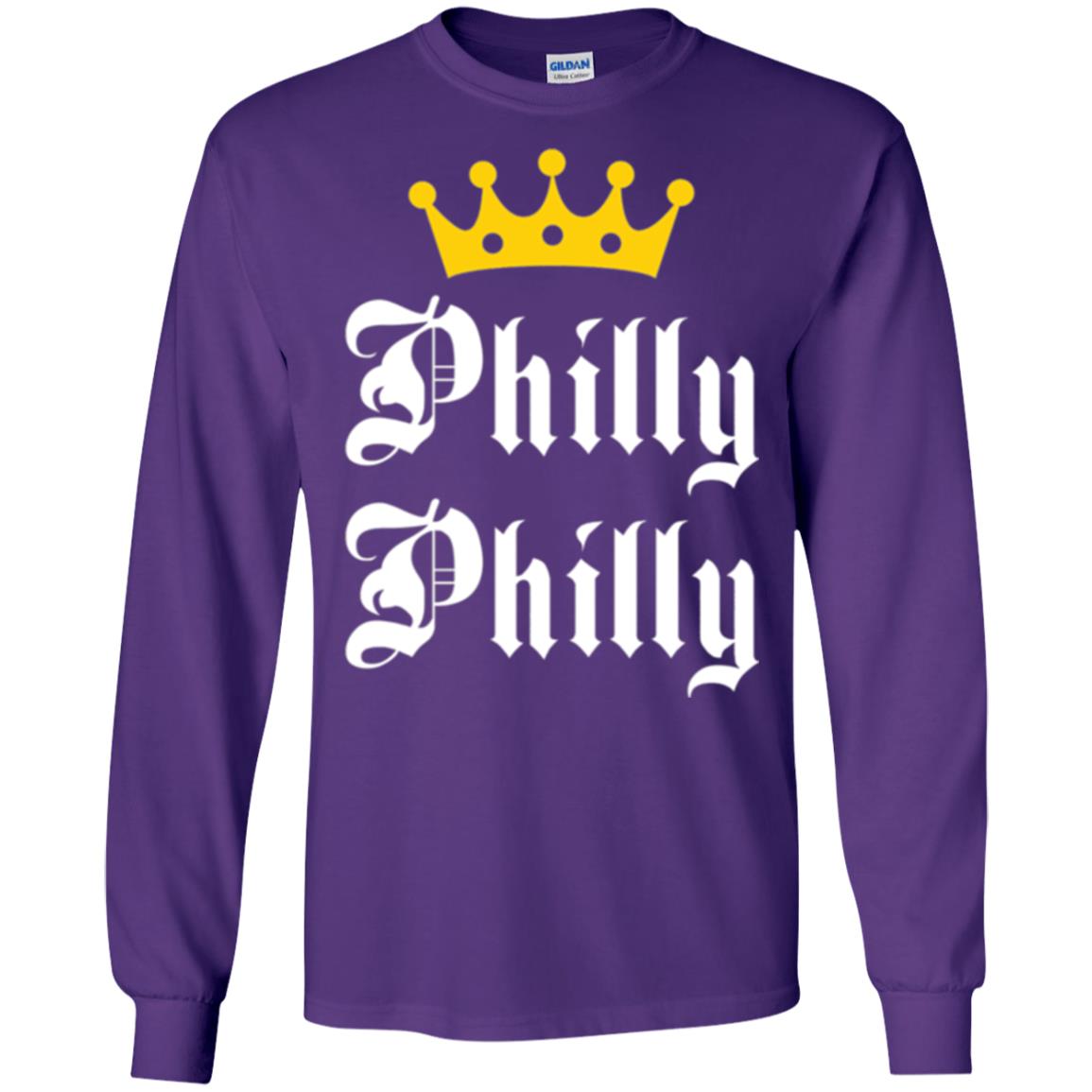 Football Lover T-shirt Philly Philly Philadelphia Football Fan Purple