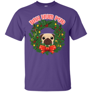 Christmas T-Shirt Bah Hum Pug