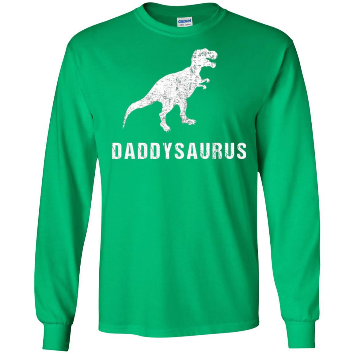 Dad T-shirt Daddysaurus Irish Green