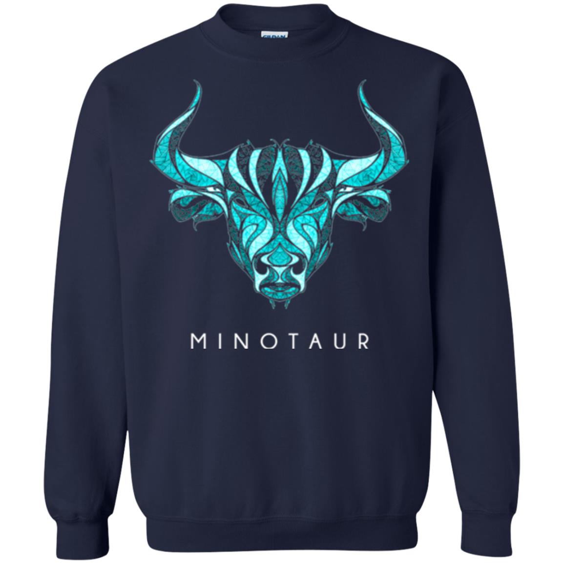 Greek Mythology Lover T-shirt Minotaur T-shirt Navy