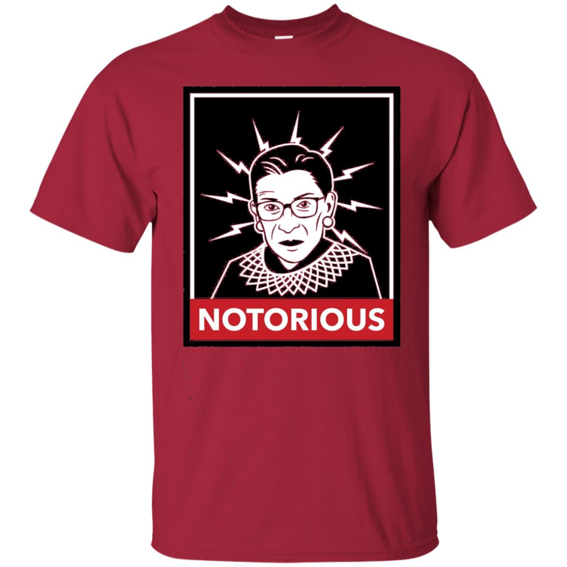 Notorious Ruth Bader Ginsberg Shirt Cardinal