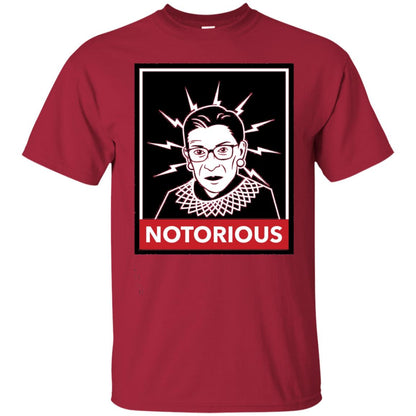 Notorious Ruth Bader Ginsberg Shirt Cardinal
