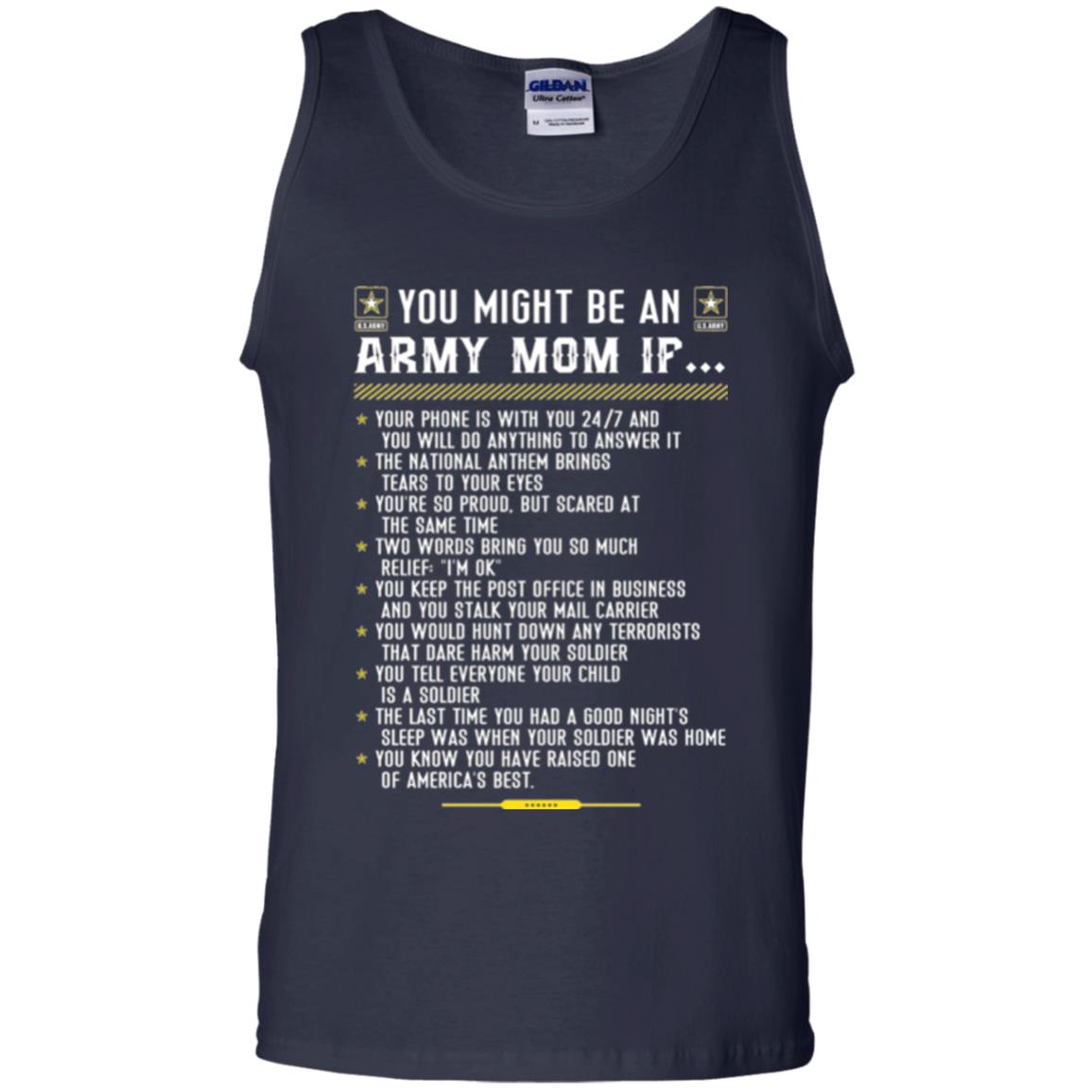 Veteran T-shirt You Might Be An Army Mom If Navy
