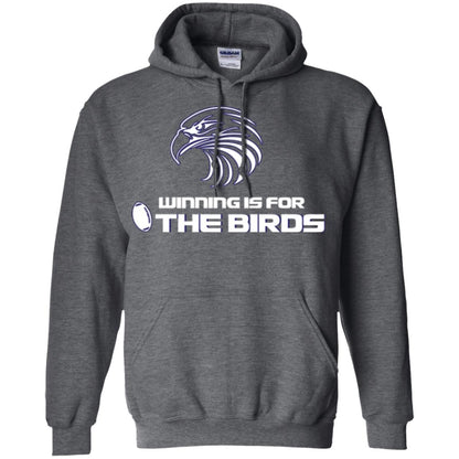 Football T-shirt Winning Is For The Birds Dark Heather