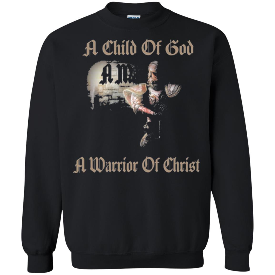 Crusader Knights Templar T-shirt A Child Of God Black