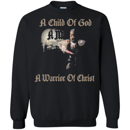 Crusader Knights Templar T-shirt A Child Of God Black
