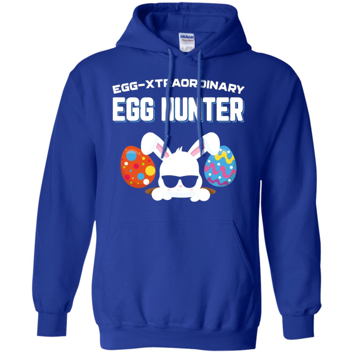 Egg-xtraordinary Egg Hunter Easter Shirt Royal