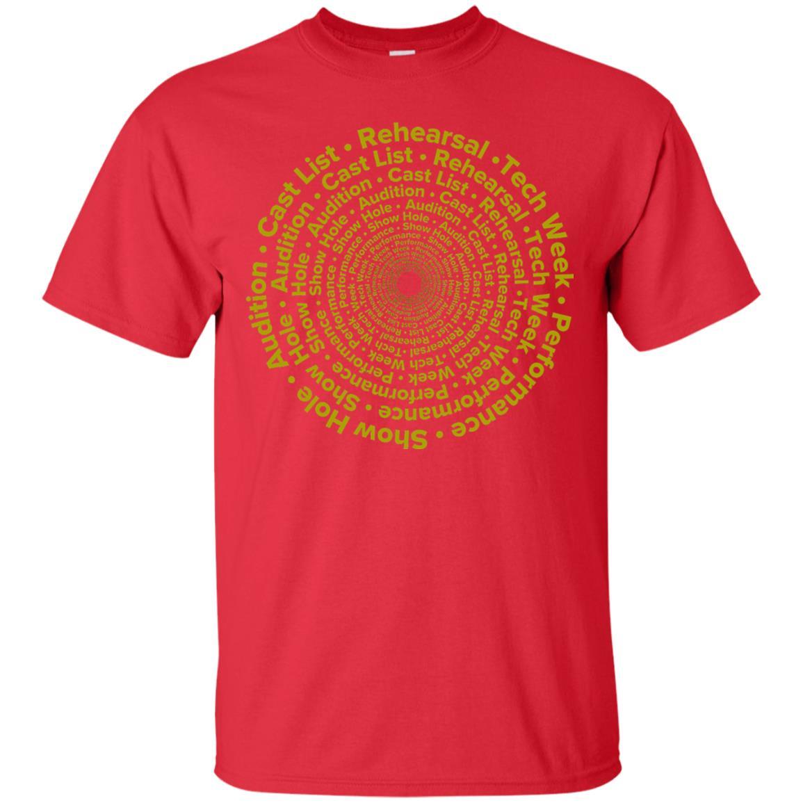 Actor T-shirt Circle Of Life Stages Red