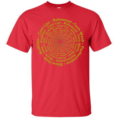 Actor T-shirt Circle Of Life Stages Red