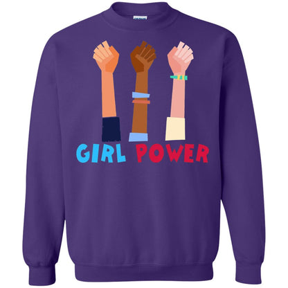 Great Feminist T-shirt Girl Power Purple