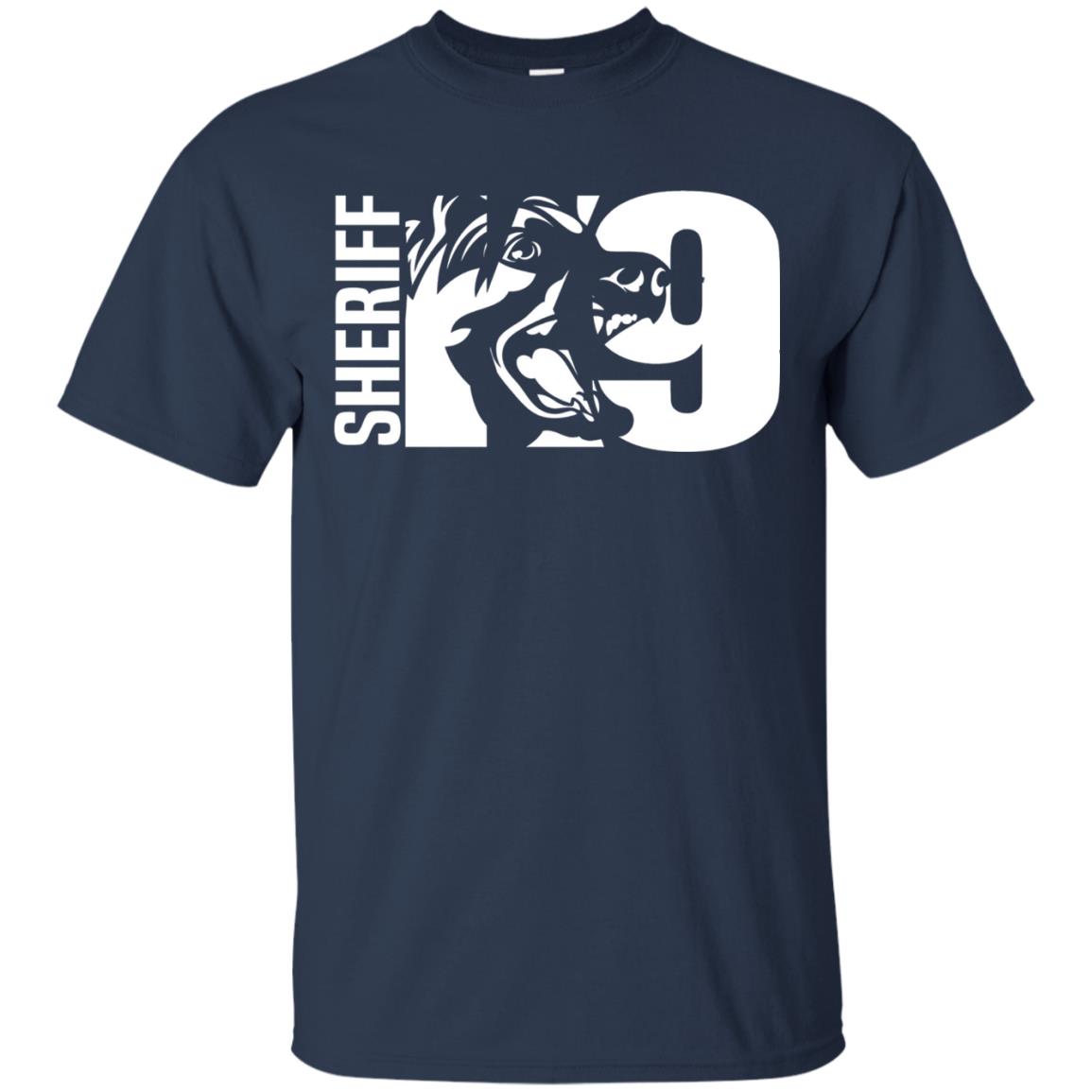 K-9 Sheriff Deputy Hoodie Leo Off Duty Cops Law Enforcement T-shirt Navy