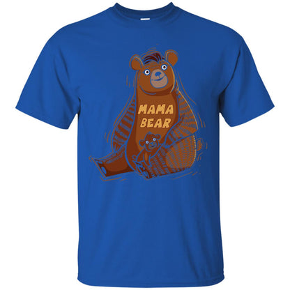 First Time Mothers Day Shirts Mama Bear Royal