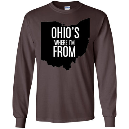 Ohio T-shirt Where I_m From Dark Chocolate