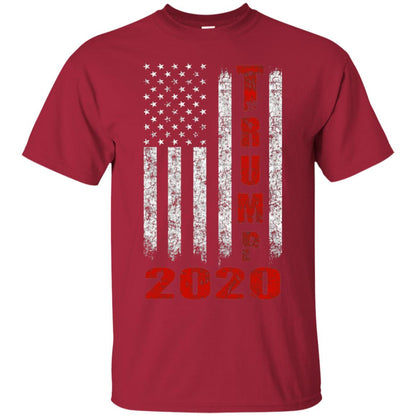 American Flag Vintage Design Trump 2020 T-shirt Cardinal