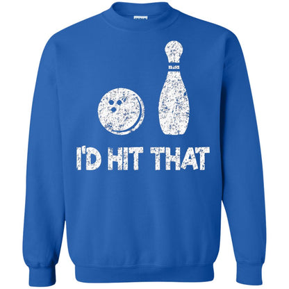 Funny Bowling Lover T-shirt T-shirt I_d Hit That Royal