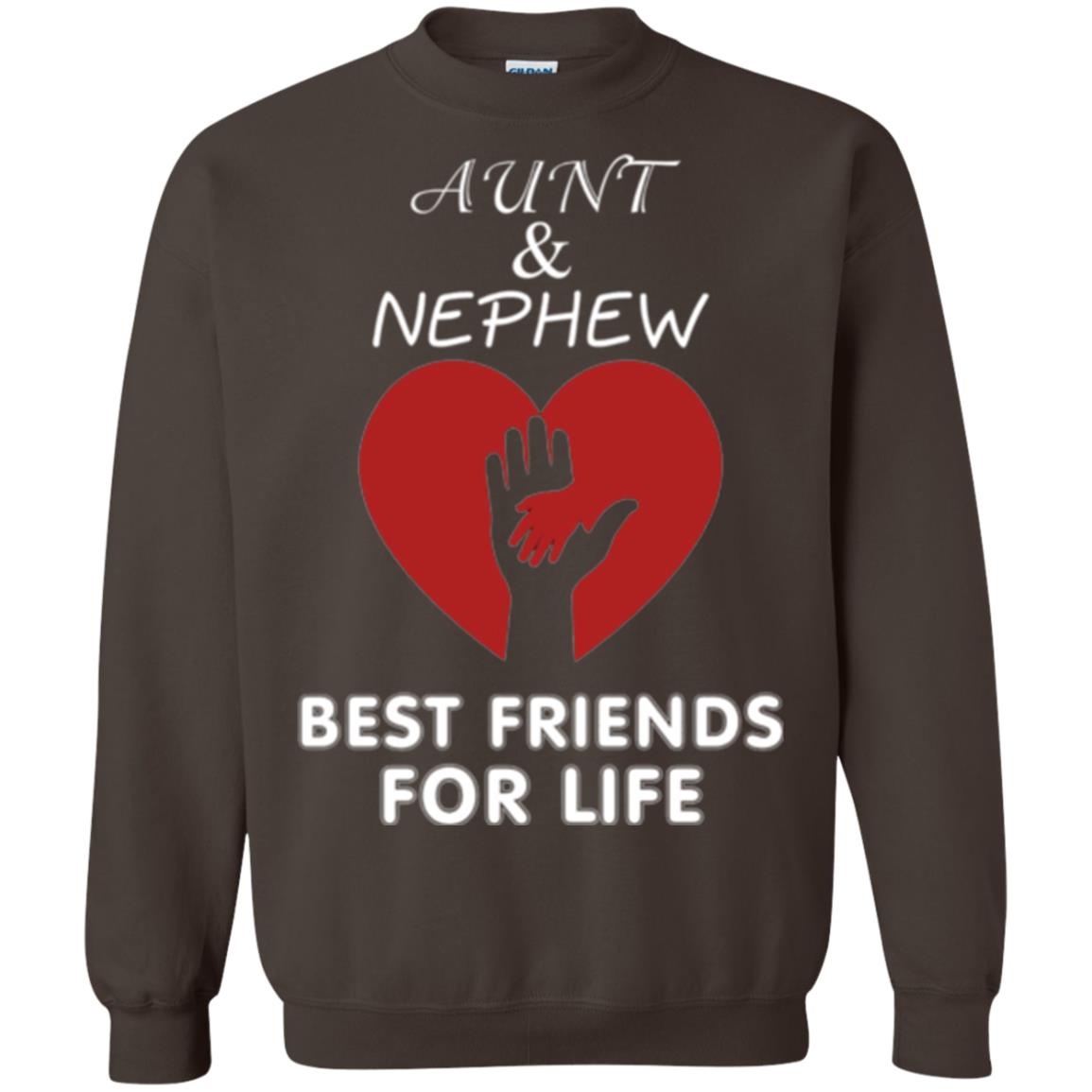 Family T-shirt Aunt And Nephew Best Friends For Life Dark Chocolate