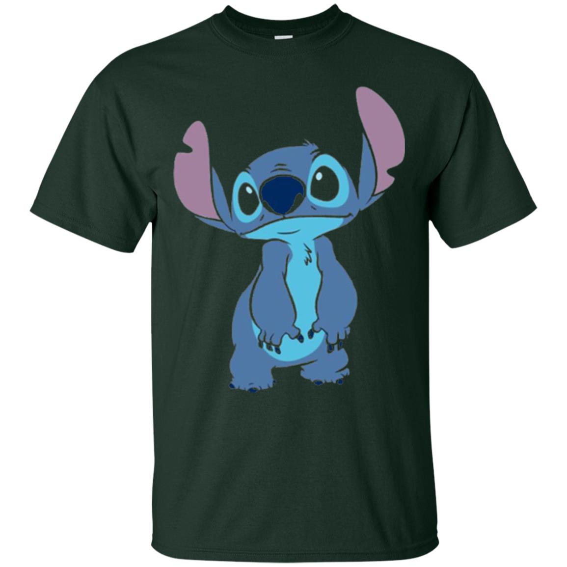Disney Stitch Ohana T-shirt Forest Green