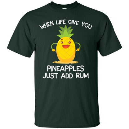When Life Give You Pineapples Just Add Rum Shirt Forest