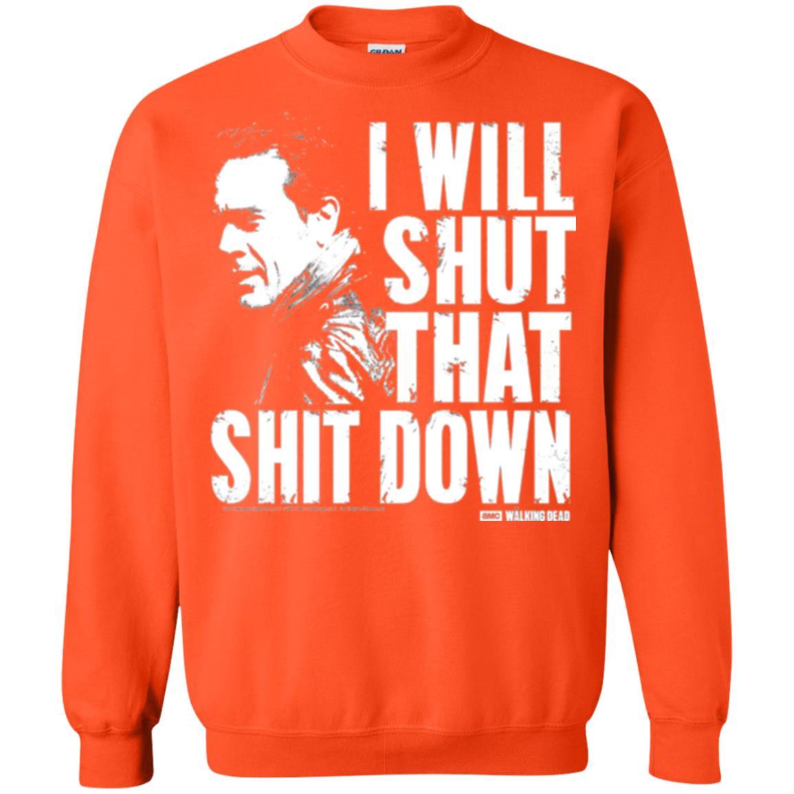 Film T-shirt I Shut That Shit Down Orange