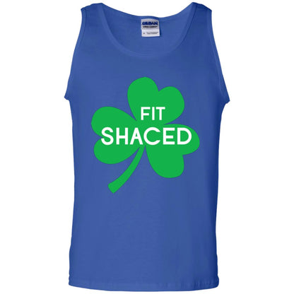 Saint Patrick's Day T-shirt Shamrocks Fit Shaced Royal