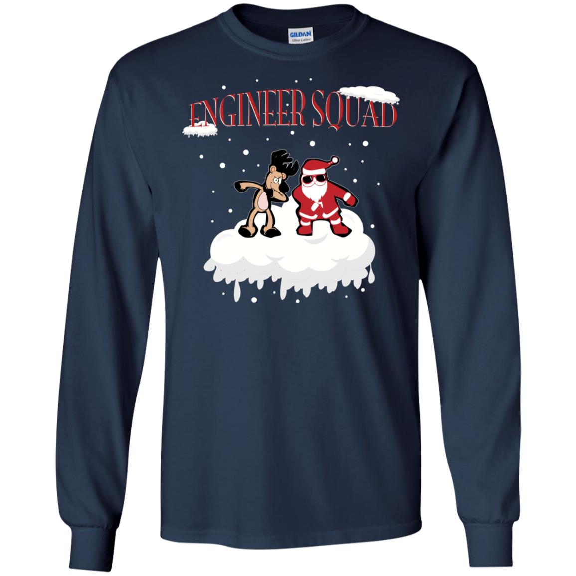 Engineer Squad Engineering X-mas Gift Shirt Navy