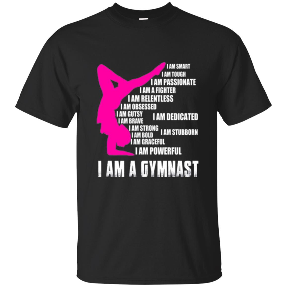 Gymnast T-shirt I Am A Gymnast Black