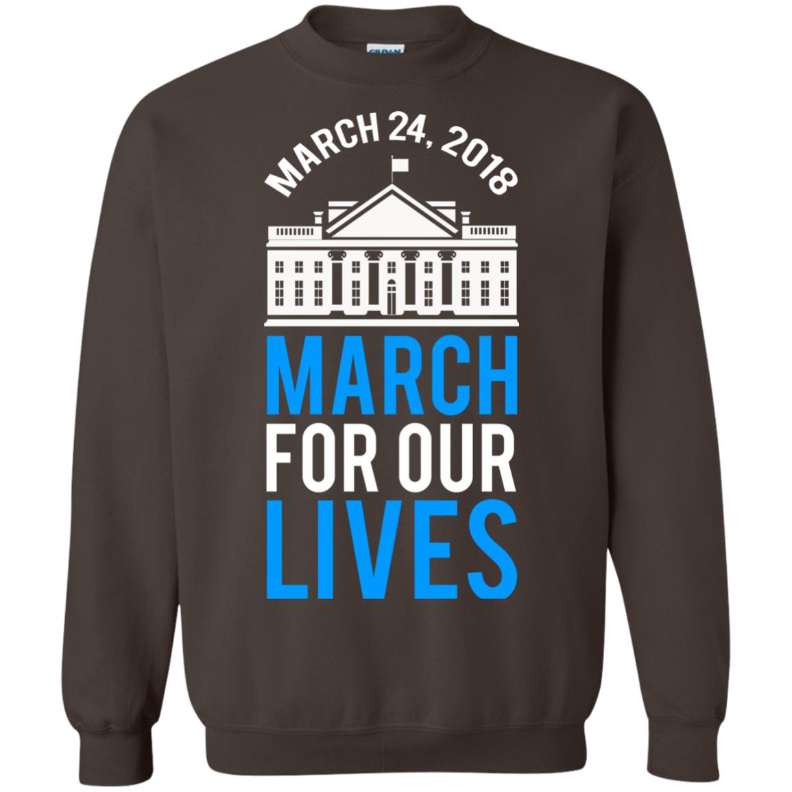 March For Our Lives March 24 2018 T-shirt Dark Chocolate