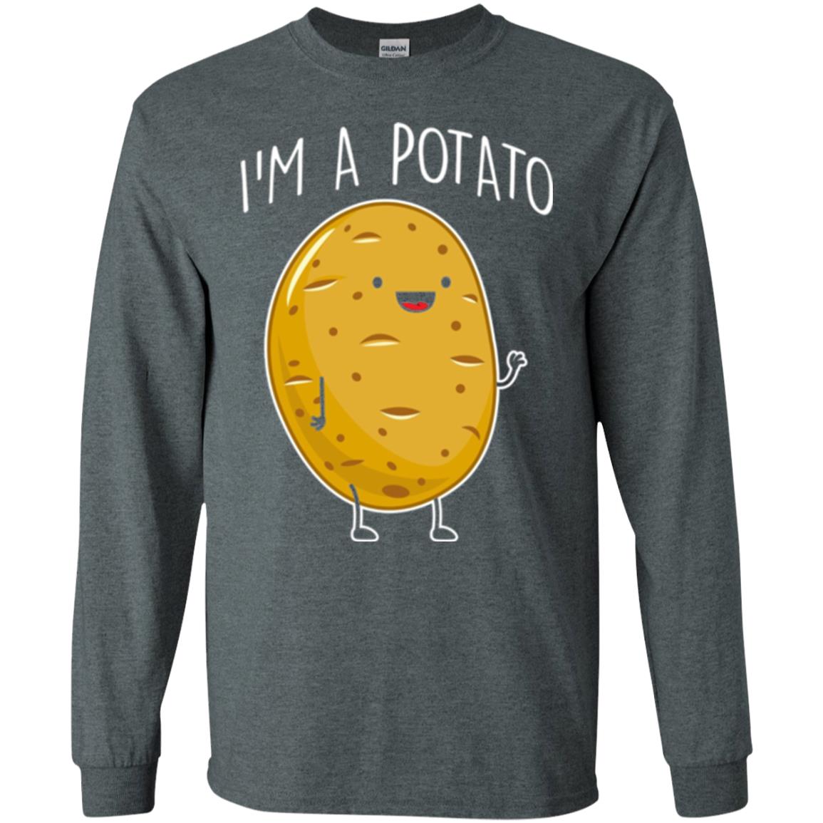 I Am Potato T-shirt Dark Heather