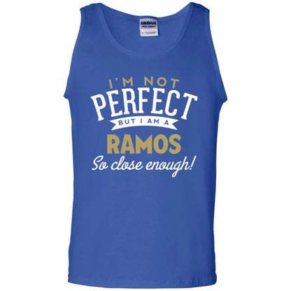 Soccer T-shirt I'm Not Perfect But I Am A Ramos Royal
