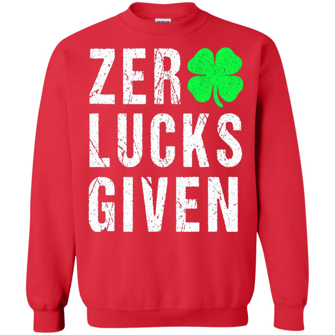 Shamrock Irish Funny Saint Patrick_s Day T-shirt Red