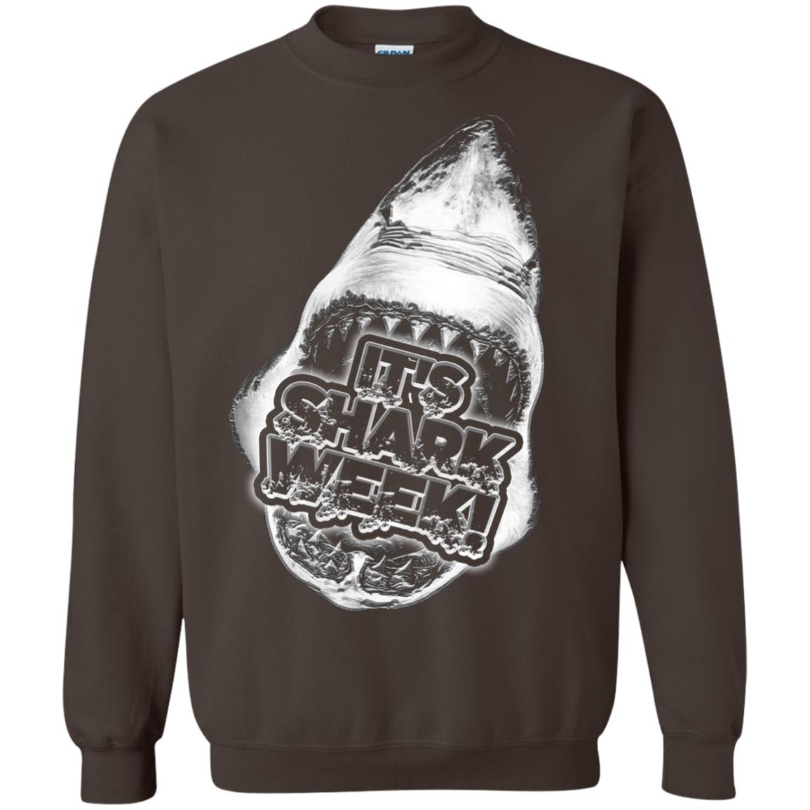 Every Day Of Shark Week T-shirt 2018 Dark Chocolate
