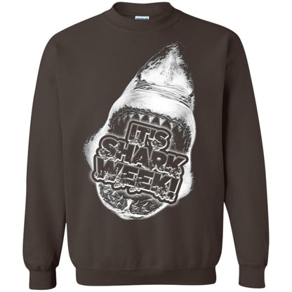 Every Day Of Shark Week T-shirt 2018 Dark Chocolate