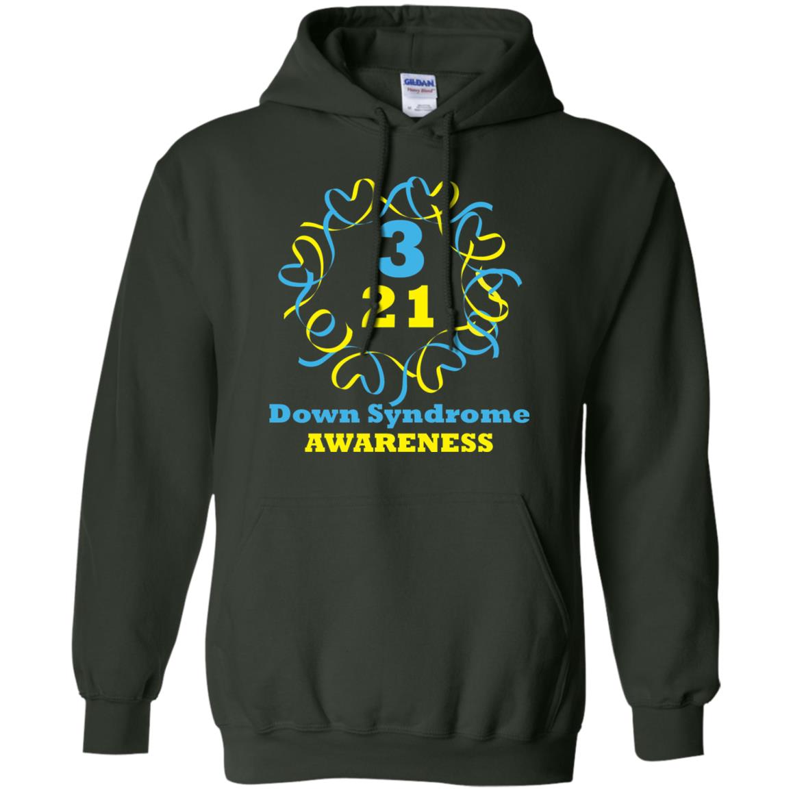 Down Syndrome Awareness T Shirt Forest Green