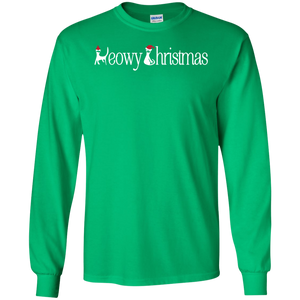 Christmas T-shirt Meowy Christmas