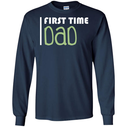 First Time Dad New Dad Shirt Navy
