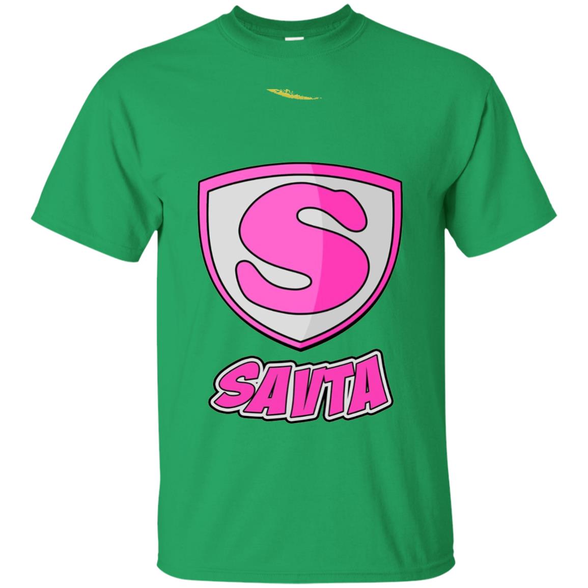 Savta Superhero Mother_s Day Super T-shirt Irish Green