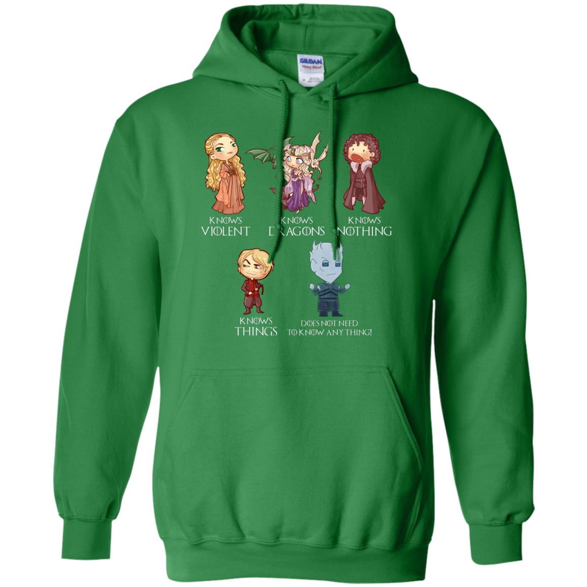 Know Something Game Of Thrones Fan T-shirt Irish Green