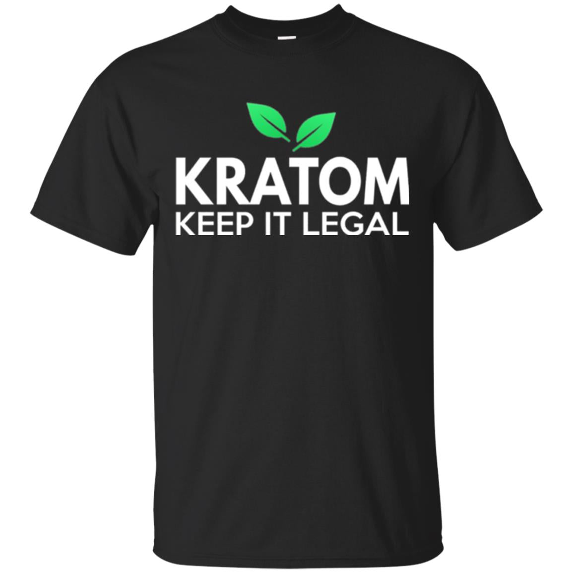 Kratom Keep It Legal T-shirt Black