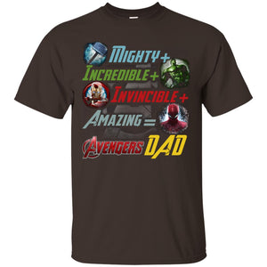 Mighty Incredible Invincible Amazing Dad Movie Fan T-shirtG200 Gildan Ultra Cotton T-Shirt