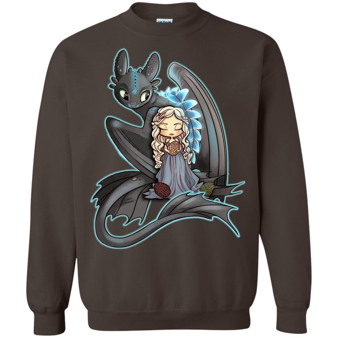 Dragon Night Fury Cartoon Shirt Dark Chocolate
