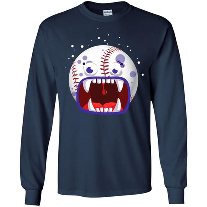 Baseball Halloween Shirt Navy