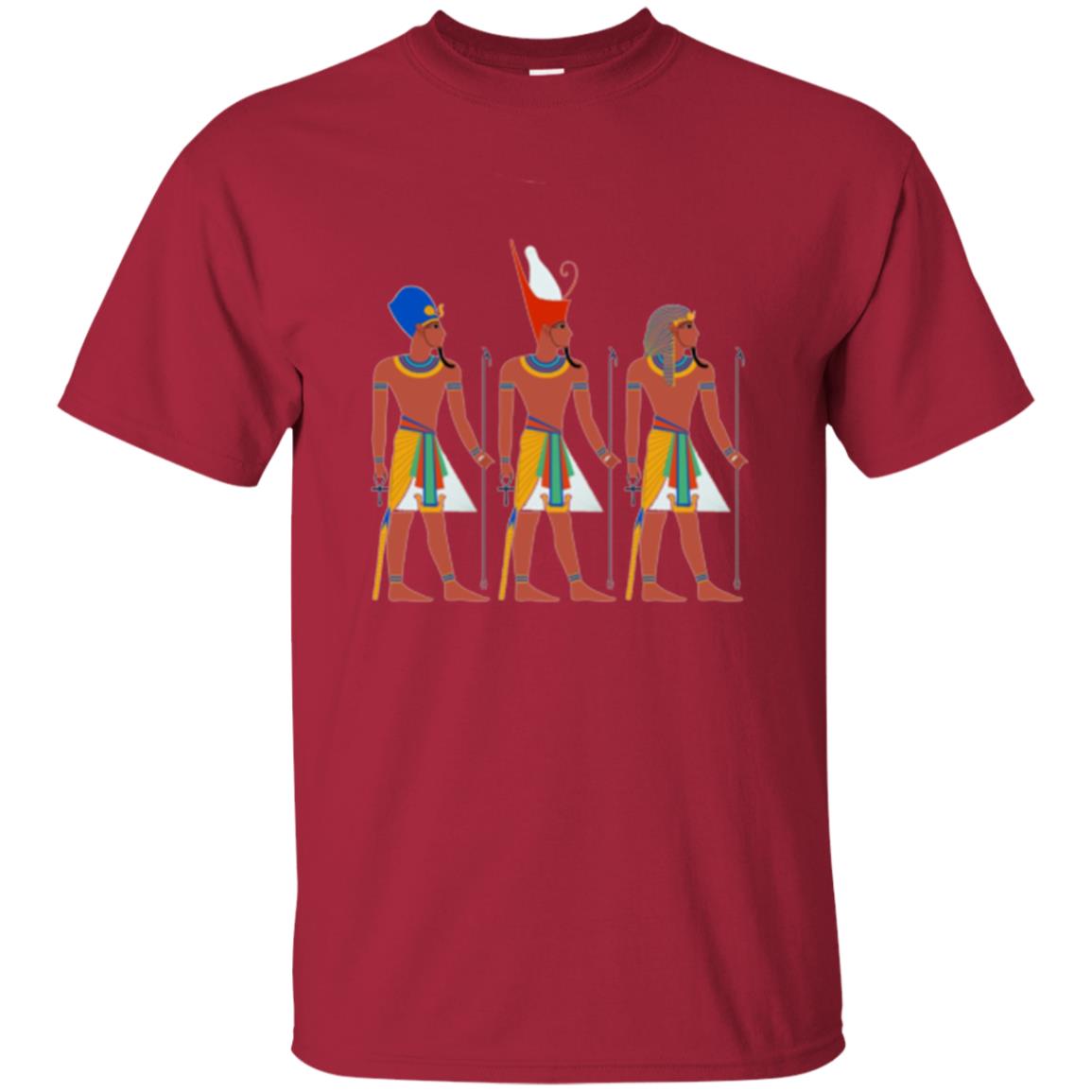 Ancient Egypt Pharaoh Art T-shirt Cardinal