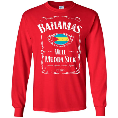 Well Mudda Sick Souvenir Vintage Bahamas Vacation T-shirt