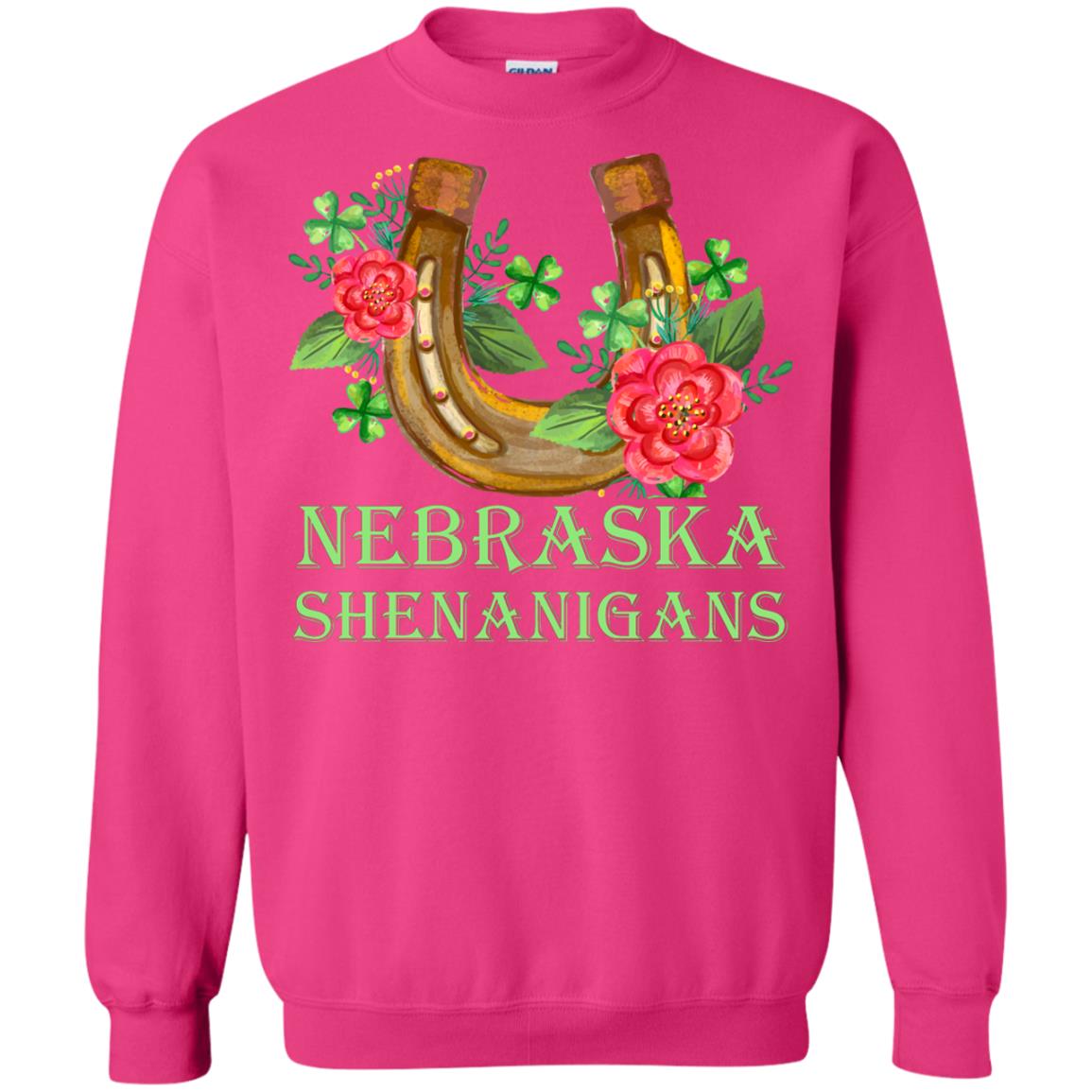 Horse Lover T-shirt Nebraska Shenanigans Heliconia