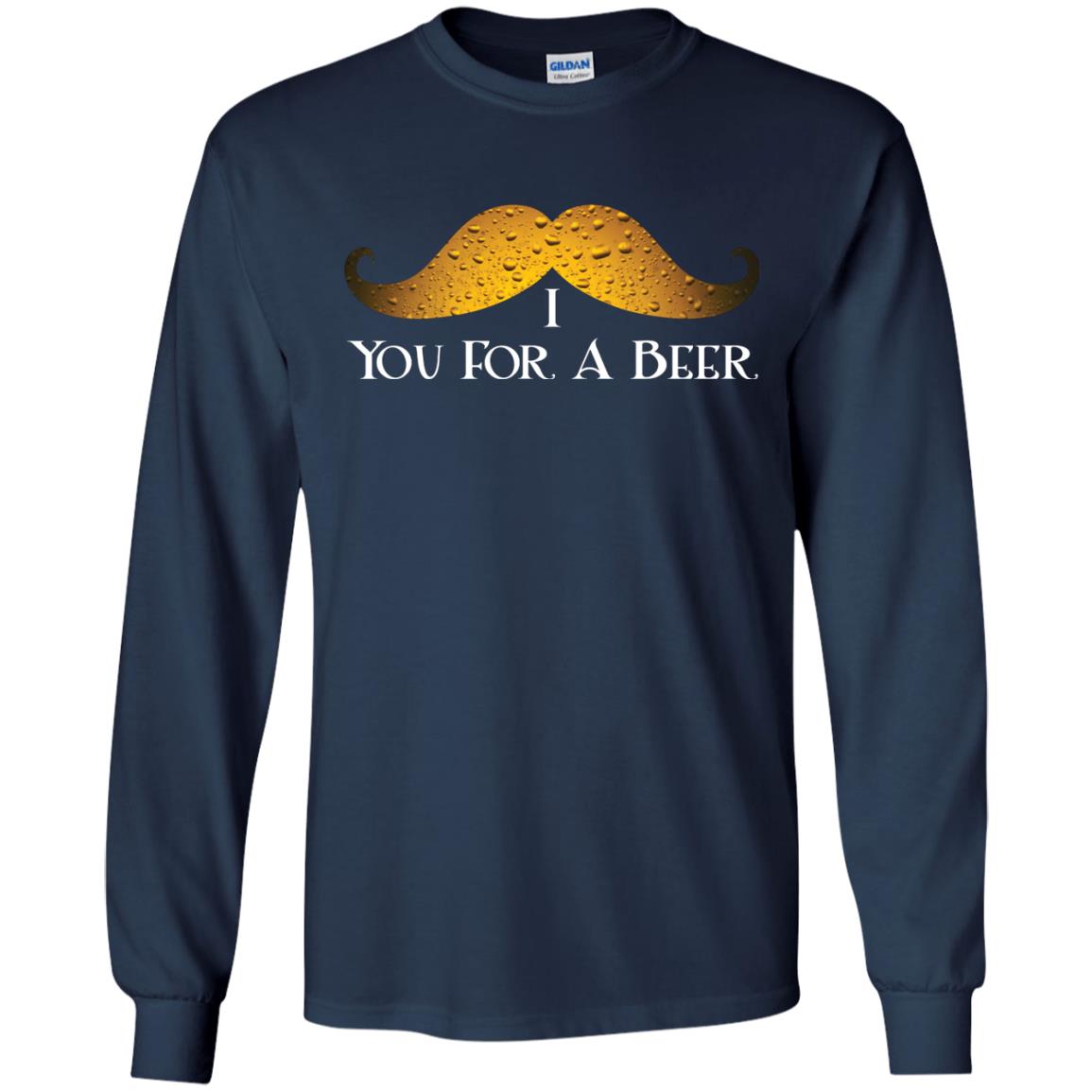 I Mustache You For A Beer Saint Patrick_s Day Navy
