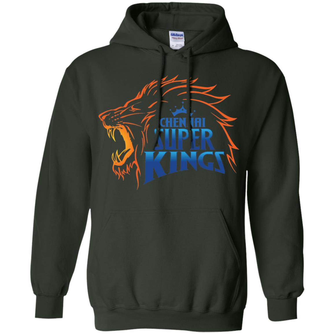 Chennai Super Kings Cricket Fans 2018 T-shirt Forest Green