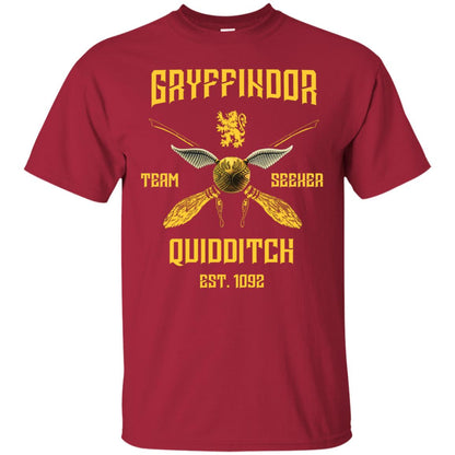 Gryffindor Quiddith Team Seeker Est 1092 Harry Potter ShirtG200 Gildan Ultra Cotton T-Shirt