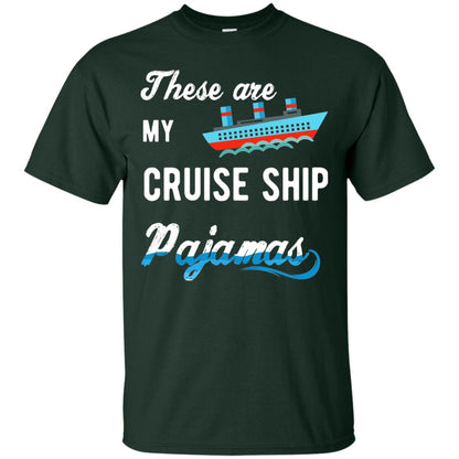My Cruise Ship Pajamas Cruise Family Vacation T-shirt Forest